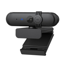 Webcam 1080P avec microphone Plug and Play sans distorsion Noir