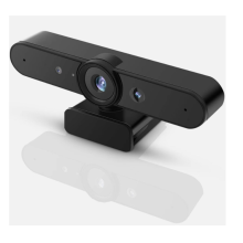 Webcam 1080P com reconhecimento facial Windows Hello, foco automático para Win10/11, HD USB para desktop (preta)