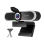 Webcam 1080P com microfone, tampa da webcam e correção de luz automática para laptop, PC e desktop (preta) 1