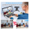 Webcam, Webcam with Microphone, Web Camera, Full HD 1080p/30fps, Plug and Play, Auto Light Correction, Noise-Reducing Mic(Black) 4