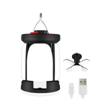 Camping Lantern, Camping Lights Lamp - 6 Light Modes 60 LED Super Bright LED Tent Light 10+ Hrs Battery Life for Camping, Emergency, etc.(Black)