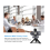 Webcam com microfone para desktop, câmera de streaming USB 1080P, grande angular, flexível para PC, jogos, Skype (preta) 5