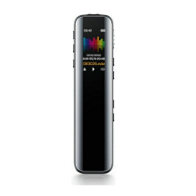 Gravador de Áudio de 8Gb Mini Gravador Mp3 Music Player Áudio Gravador Digital Controlado Por Voz Preto