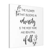 Canvas Print Only The Flower That Blooms- Mulan Wall Art Poster Room Decor 18x18 inch No Frame