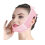 Éliminateur de double menton Masque de levage en V avec (rose) 1