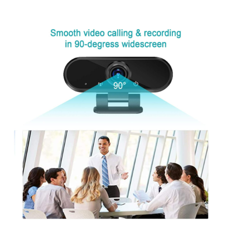 Webcam HD avec microphone 1080P noire 2