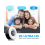 Webcam 2K FHD com microfone, USB Plug and Play, com Ring Light ajustável de 3 níveis para jogos (preta) 7