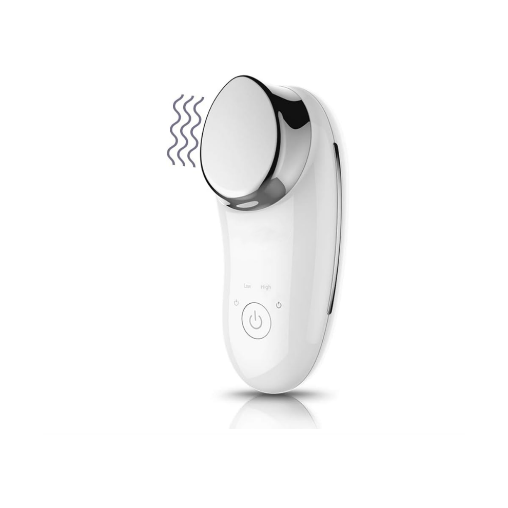 Chronus White Sonic Facial Massage, Facial Lifting Machine, Ionic Facial Massage Vibration Deep Cleansing Anti Wrinkle, Face Massager(White)