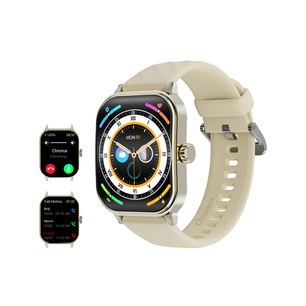 Chronus Smartwatch U9 3D Flexible Curved Screen Answer/Make Calls Gold 9331758360681
