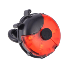Bicycle Multipurpose Ladybug Light LED Driving Lights Rechargeable Bike Light Bike Tail Light LED Bike Light Ladybug Lamp Patrol Light(Black)