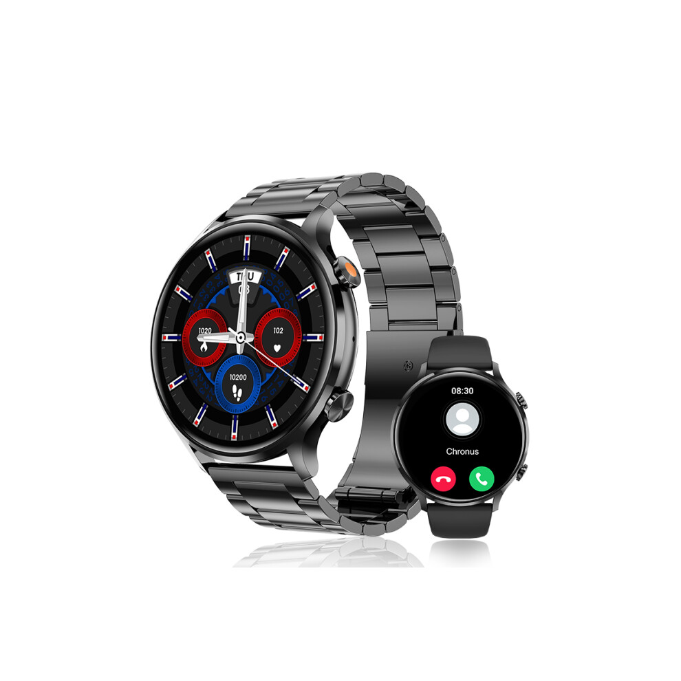 Chronus Smart Watch For Men 1.39 '' Bluetooth Call Outdoor Sport Activity Fitness Tracker Black 6976918346032