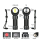 Bright Flashlight with Magnet COB Work Light 360 Degree Rotating USB Rechargeable Outdoor Camping Flashlight(Black) 2
