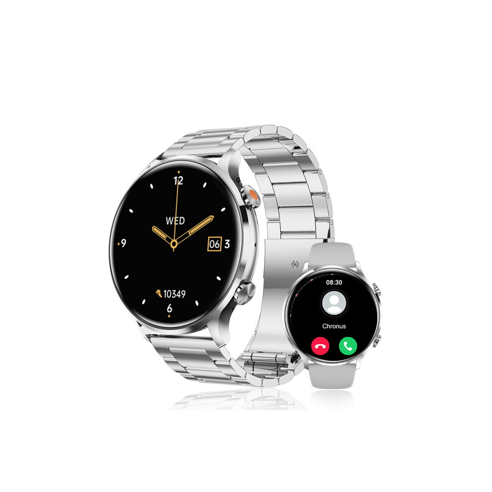 Chronus Smart Watch For Men 1.39 '' Bluetooth Call Outdoor Sport Activity Fitness Tracker Grey 6976918346049