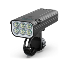 Bike Headlight, USB Rechargeable Bicycle Lights Waterproof Mountain Bike Front Light with 5 Hours High Mode 5 Modes Headlamp(Black)