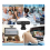 1080p webcam with microphone,Computer USB Webcam for Desktop/Laptop External PC Camera, Streaming Webcam(Black) 4