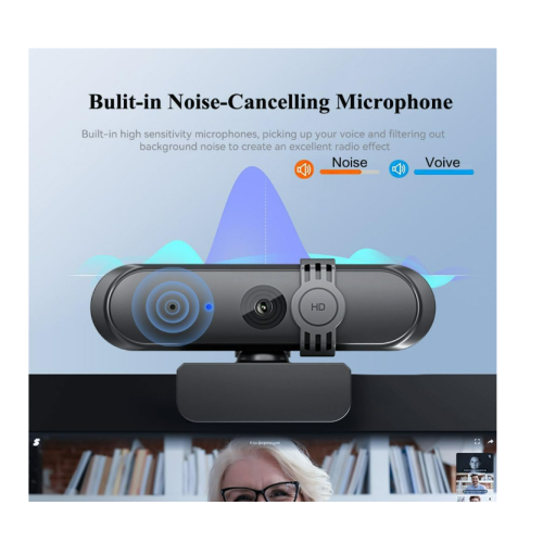 USB Webcam for PC, No distortion Webcam Plug&Play Webcam,Chatting Video Calls Conferencing Streaming Webcam(Black) 1