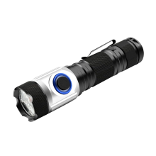 Flashlight, USB Rechargeable Strong Light Mini Flashlight, Suitable For Hiking, Camping, Searching, Daily Carrying(Black)