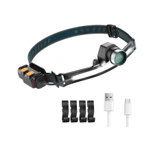 Head Torch Rechargeable, 1200 Lumens Super Bright Headlamp, 30H Runtime Headlamp with Motion Sensor,7 Light Modes, IPX5 Waterproof(Black)