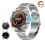 Chronus Smart Watch for Men Make Answer Calls 1.43" AMOLED Ultra HD Screen for iPhone Android Silver 1