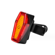 Zadné svetlo na bicykel Bezpečnostné zadné svetlo na bicykel 500 mAh lítiová batéria LED Vodotesné 6 režimov svietenia čierna