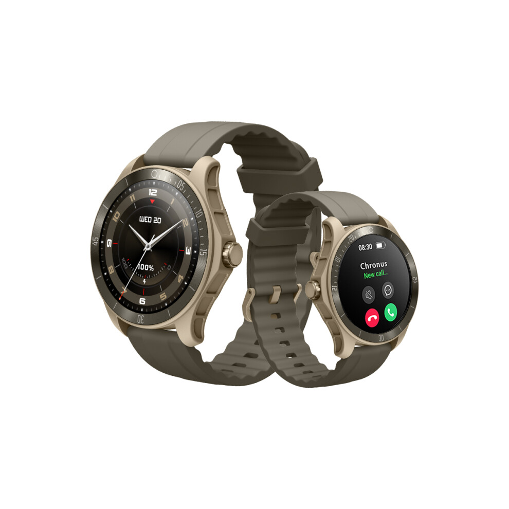 Chronus Smartwatch Idw18 1.38" Ips Tft-Lcd For Women Android Ios Brown 9331758358893