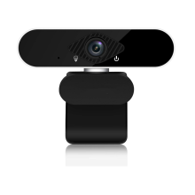 Webcam Full HD 1080p avec microphone et réduction du bruit USB - Noir