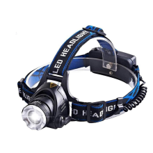 Headlamp Led Headlamp 3 mode Zoomable Headlight Battery Head Torch Green Fishing White Light Camping Red Hunting Flashlight(Black)