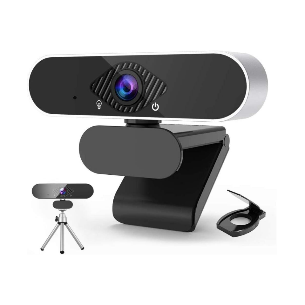 Chronus 1080P Webcam With Microphone, Fhd Usb Web Camera No Fisheye Wide-Angle For Desktop Laptop Computer, Plug And Play(Black) Black 9331562982505