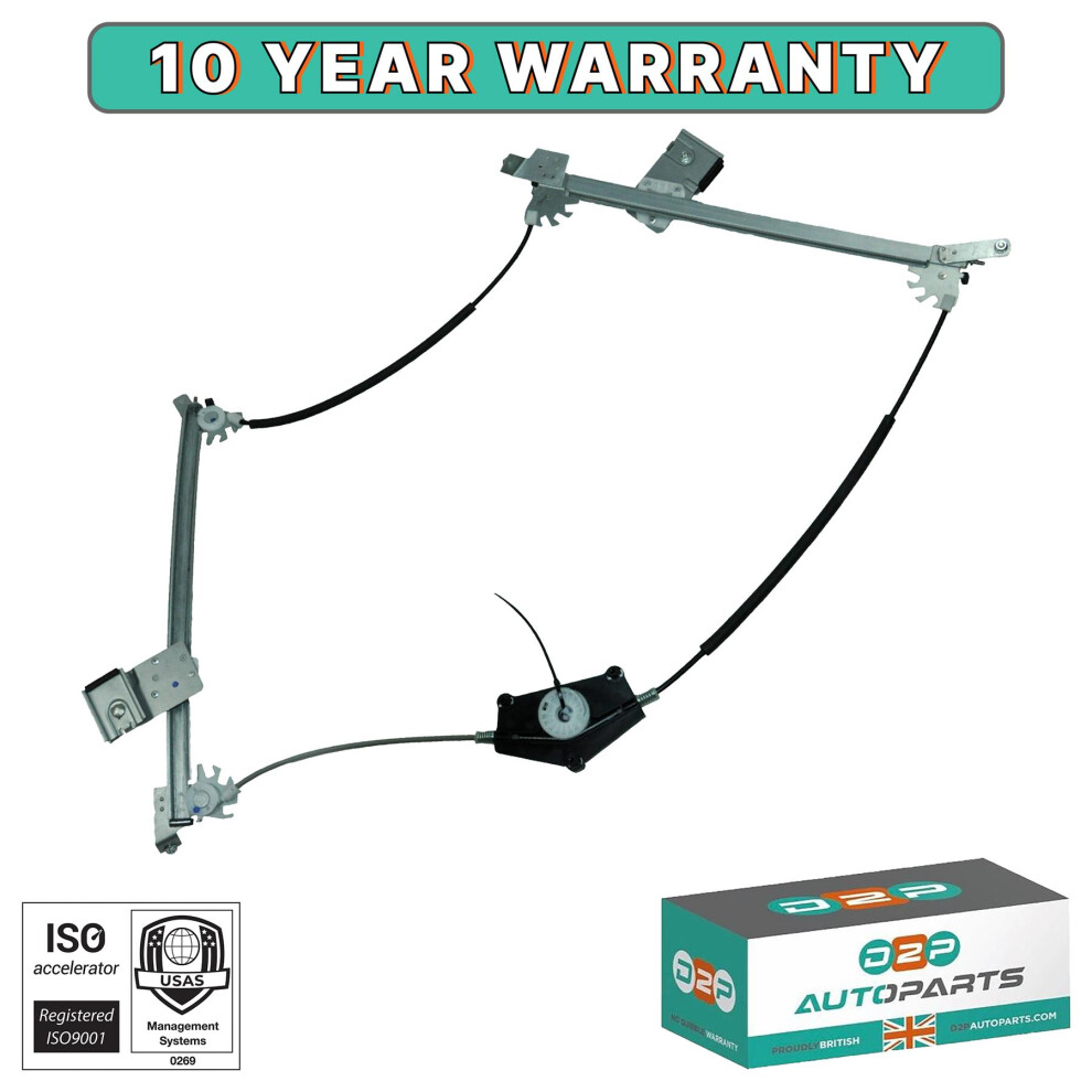 Front Left Passenger Side Window Regulator For Porsche 911, Boxster & Cayman 5060245138789