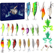 Advent Calendar Angler Advent Calendar Men Fishing Lure Calendar Box Set