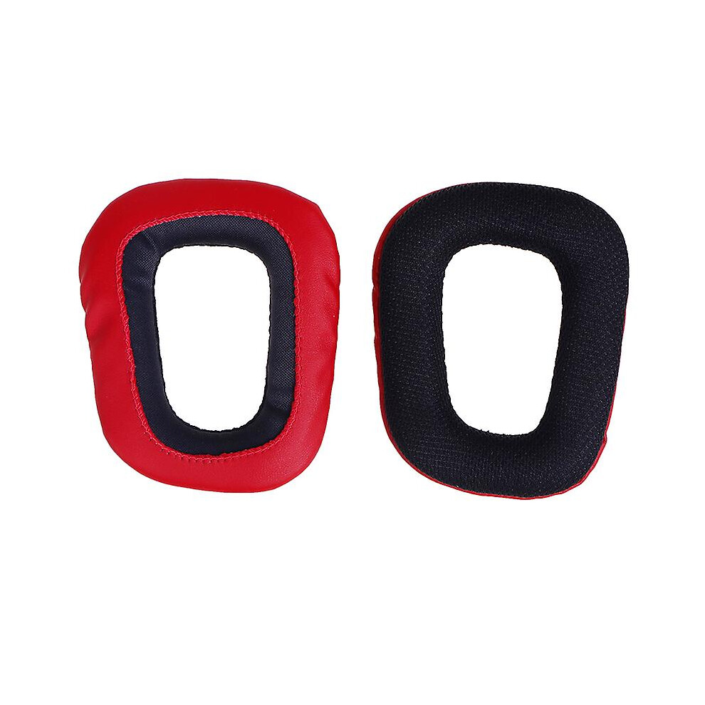(Red) 1Pair Replacement Earpads Cushions For Logitech G35 G930 G430 F450 Earpad Cover Red 8238749377523