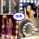 Diy Hollywood Style Led Vanity Makeup Mirror Lights With 14 Globe Bulbs 5