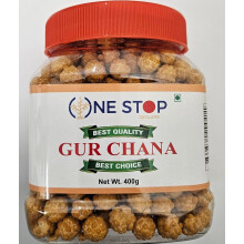 (Pack of 1) Gur Chana (400 G) Snack- Used to Eat on Vrat/Upvas