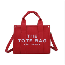(red ) Women's Handbag Designer Vintage Notebook Office Computer PU Leather One Shoulder Tote Bag