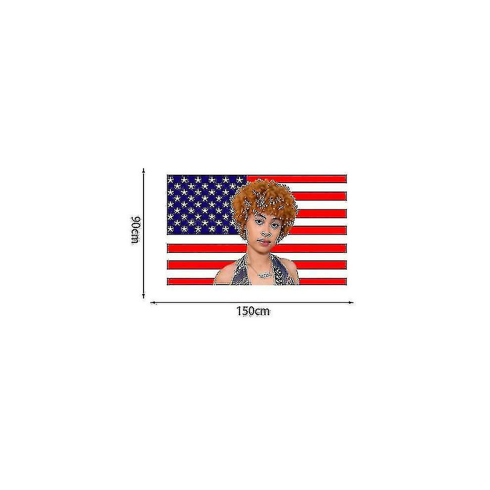 (C) Ice Spice Flag 3x5 Ft Ice Rapper Spice Flag American Flag Tapestry ...