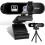 Chronus Webcam 2K with con Microphone, Full HD Webcam PC Web Camera USB 2.0, Streaming Webcam Web Camera Noise Reduction (black) 1
