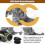 Chronus HD Thermal Monocular, 984ft Range w/Recording (Black) 3