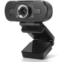 Chronus Ultra HD 1080P Webcam, microfone, plug & play, para PC, laptop e desktop em videochamadas e gravações (Preto)