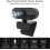 Chronus 1080P Webcam, microfone, 30FPS, para videochamadas e gravações em desktop/laptop (Preto) 2