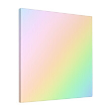 Canvas Print Only Prismatic Rainbow Ombre Gradient Wall Art Poster Room Decor 18x18 inch No Frame
