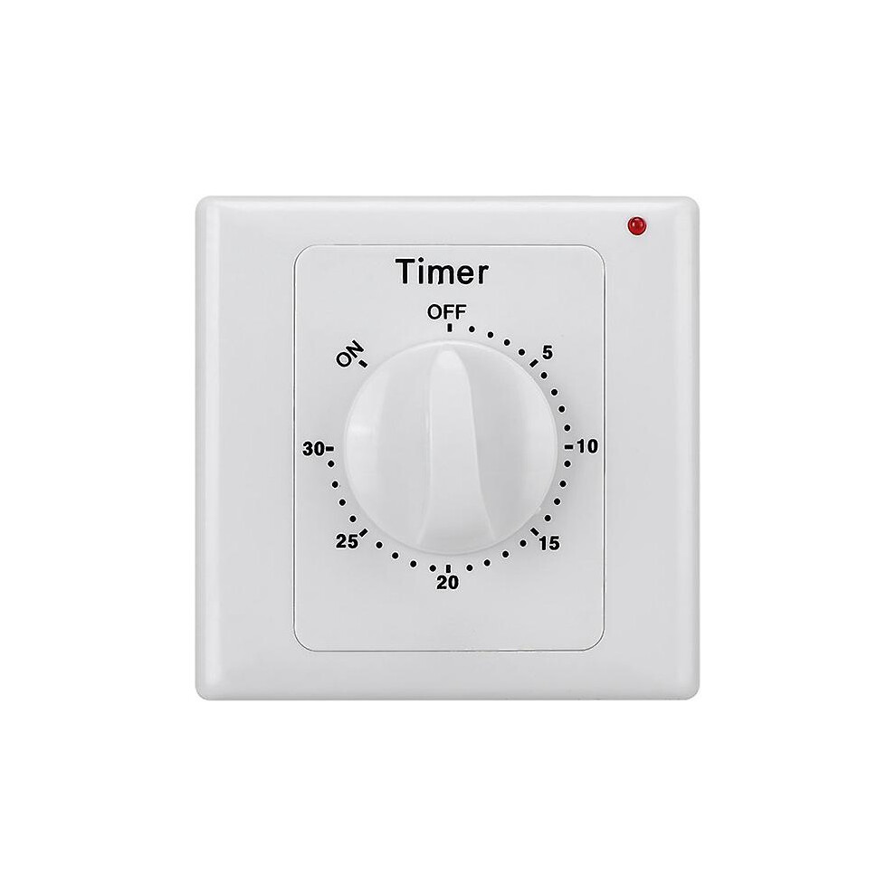 (30Min Light) Jwl-2Pcs Time Switch Light Switch Sockets Countdown Timer 220V Switch Digital Timer Control Switch Socket Cover Plate Home 9152243150767