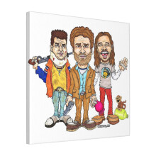 Canvas Print Only Pineapple Express Wall Art Poster Room Decor 18x18 inch No Frame