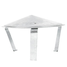 Practical Chimney Cover Weatherproof Exhaust Pipe Rain Cap Iron Chimney Exhaust Pipe Cap