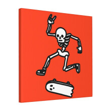 Canvas Print Only Rad In Peace Wall Art Poster Room Decor 18x18 inch No Frame