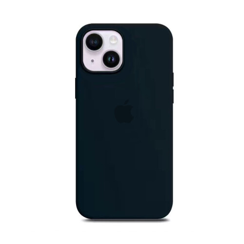 (Midnight) Liquid silicone case for iPhone14, Magsafe, soft to touch