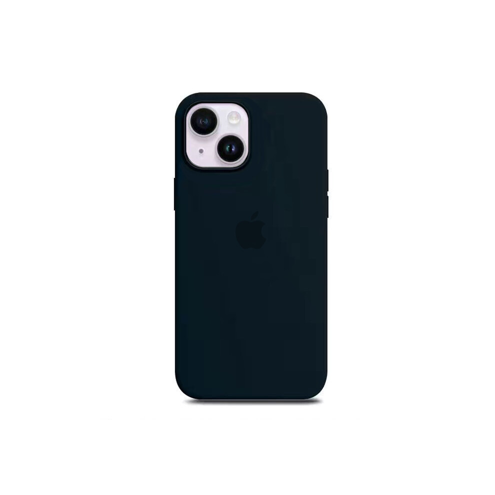 (Midnight) Liquid Silicone Case For Iphone14, Magsafe, Soft To Touch Black 030011430107