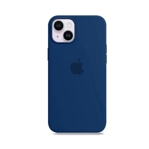 (Storm Blue) Liquid silicone case for iPhone14, Magsafe, soft to touch