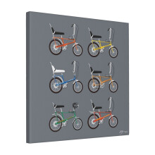Canvas Print Only Raleigh Chopper Evolution Wall Art Poster Room Decor 18x18 inch No Frame