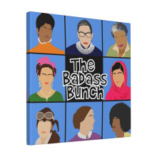 Canvas Print Only Badass Bunch Wall Art Poster Room Decor 18x18 inch No Frame