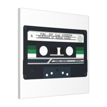 Canvas Print Only MAG 001 - Statement Of Nathan Watts - Cassette Wall Art Poster Room Decor 18x18 inch No Frame